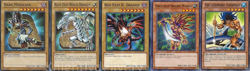 Yugioh 9 Deck Set - 355 Cards - Yugi + Seto + Bakura + Mai - NM - Image 1