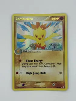 2006 POKEMON EX CRYSTAL GUARDIANS COMBUSKEN 16/100 STAMPED REVERSE HOLO RARE - Image 1