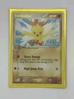 2006 POKEMON EX CRYSTAL GUARDIANS COMBUSKEN 16/100 STAMPED REVERSE HOLO RARE - Image 5