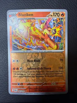 NM/M Reverse Holo Destined Rivals Blaziken 042/182 Rare Pokemon - Image 1