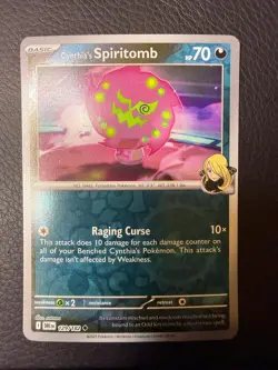 NM/M Reverse Holo Destined Rivals Cynthia's Spiritomb 129/182 Uncommon Pokemon - Image 1