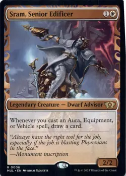 Sram, Senior Edificer- Multiverse Legends MUL - Magic MTG NM - Image 1