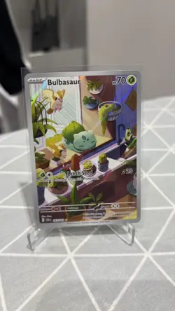 Bulbasaur 143 Stellar Crown Illustration Rare Near Mint Pokemon - Image 1