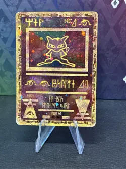 Pokemon TCG Ancient Mew Movie Promo Holo 2000 Pokemon Promos Exclusive Damage - Image 1