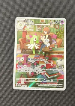 Pokemon TCG Kirlia Scarlet & Violet Base Set 212/198 Holo Illustration Rare - Image 1