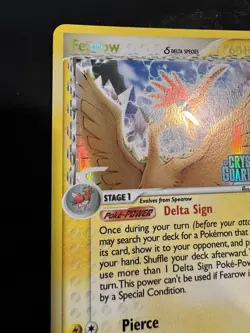 Fearow 18/100 Reverse Holo Rare *STAMPED* Crystal Guardians Pokemon 2006 - Image 2