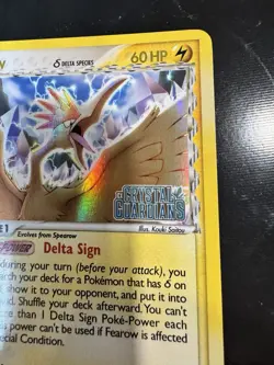 Fearow 18/100 Reverse Holo Rare *STAMPED* Crystal Guardians Pokemon 2006 - Image 3