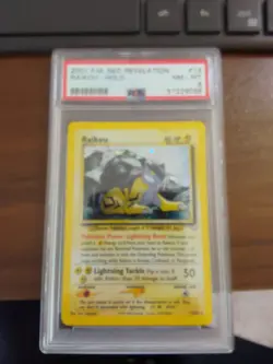 Pokemon Raikou 13/64 Neo Revelation-Unlimited Edition Holo PSA 8 SWIRL! - Image 1