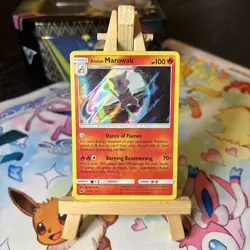 Alolan Marowak 12/111 Holo Rare Crimson Invasion Pokemon TCG Near Mint - Image 1