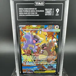 2025 Pokemon Mega Evolution Mega Kangaskhan Ex 182/132 SIR TAG 9 - Image 1
