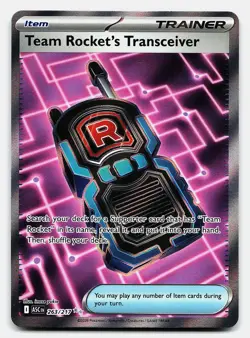 TEAM ROCKET'S TRANSCEIVER ME: ASCENDED HEROES 263/217 NM ULTRA RARE POKEMON - Image 2
