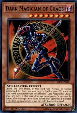 YuGiOh Dark Magician of Chaos [SR08-EN015] Common Lightly Played 1st Edition - Image 1