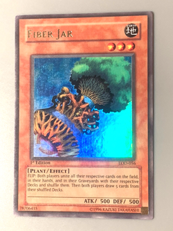 yugioh Fiber Jar LOD-056 Ultra Rare 1st Edition Lightly Played nice condition - Image 2