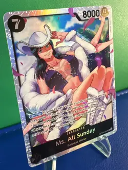 Ms. All Sunday O14-084 One Piece The Azure Sea’s Seven - Near Mint - Image 2