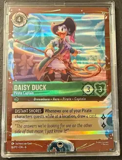 Disney Lorcana TCG Azurite Sea Cruise Daisy Duck Pirate 16/P3 Rare DCL Exclusive - Image 1