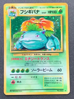 Venusaur LV.67 NO.003 Pokemon card Japanese Nintendo Holo RARE - Image 1
