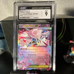 pokemon cards graded English 2025 Mega Diancie ex holo #041/094 CGC 9 HP 270 - Image 2