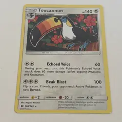 Toucannon 108/149 Regular Sun & Moon Rare Pokemon Card - Image 1