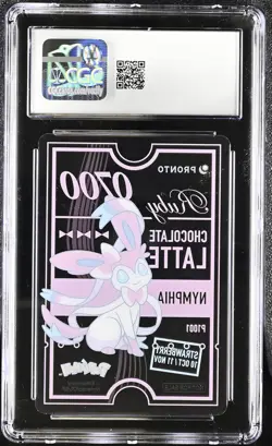 Sylveon 0700 Clear Card Pokemon X Pronto Other Pokemon Cards CGC 10 Gem Mint - Image 2
