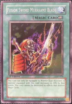 Fusion Sword Murasame Blade LOD-079 Legacy of Darkness 1st Edition - Yugioh Card - Image 1