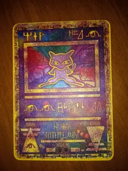 NEW Pokemon Ancient Mew Promos Metal Card for Kids christmas gifts - Image 1