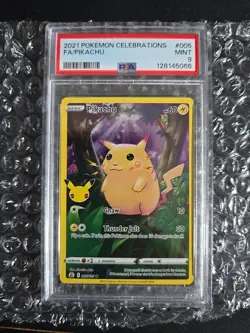 Pokemon Pikachu TCG Celebrations Card 005/025 25th Anniversary - Image 1