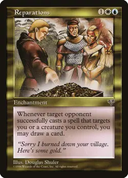 MTG Reparations [Mirage] Moderately Played Magic - Image 1