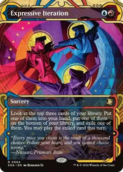 x1 Expressive Iteration R MTG Secrets of Strixhaven: Mystical Archive M/NM, Engl - Image 1