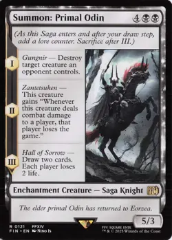 Summon: Primal Odin, 121, FIN, Normal - Image 1