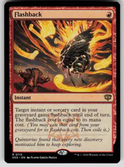 Flashback Rare Secrets of Strixhaven 115 MTG Near Mint 2026 - Image 1