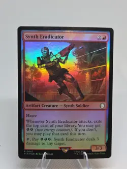 Synth Eradicator FOIL X1 PIP MTG Universes Beyond Fallout - Image 1