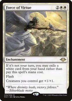 MTG - Force of Virtue - Modern Horizons - X1 - (LP) - - Image 1