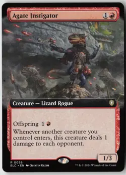 Agate Instigator (Extended Art) (56) - Normal - Commander: Bloomburrow (BLC) - N - Image 1