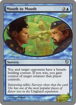 Unhinged Mouth to Mouth MTG Magic the Gathering NM - Image 1