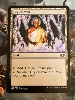 1x Crystal Vein Commander 2014 (C14) LP MTG Magic the Gathering x1 MKE - Image 1