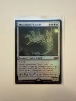 Magic: The Gathering Moonshaker Cavalry #21 Wilds of Eldraine Set Foil - Image 1