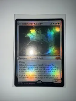 Magic: The Gathering Moonshaker Cavalry #21 Wilds of Eldraine Set Foil - Image 2