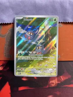 Tangela 178/165 Scarlet Violet 151 Illustration Rare Pokemon TCG Holo - Image 1