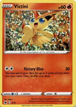 VICTINI 005/015 HOLO P MCDONALD'S PROMOS 2022 POKEMON HOLO MP - Image 1