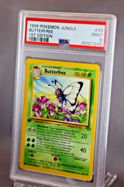 1999 Pokemon Butterfree, 1st Ed. Jungle #33/64, PSA 9 Mint - Image 2