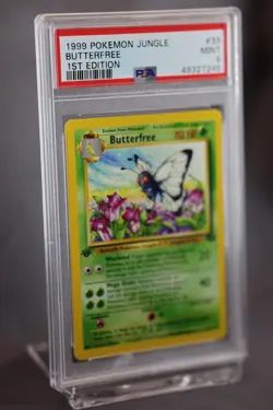 1999 Pokemon Butterfree, 1st Ed. Jungle #33/64, PSA 9 Mint - Image 3