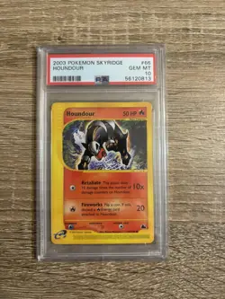 2003 Pokemon Skyridge Houndour #66 PSA 10 Gem Mint - Image 1
