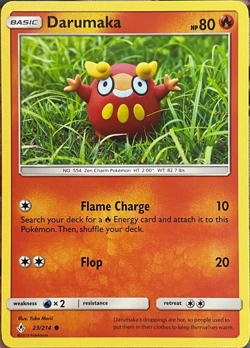 Darumaka - 23/214 - Unbroken Bonds Pokemon 2019 - Image 1
