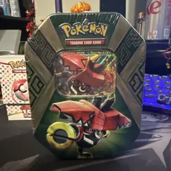 2017 Pokemon Tapu Bulu GX Tin Island Powers Tin NEW Sealed - Image 2