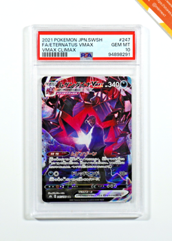 Pokemon PSA 10 Eternatus Vmax #247 Full Art Vmax Climax 2021 Japanese - Image 1