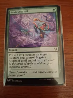 4 MTG Snakeskin Veil, NM-Mint, (TDM #0159) Regular Playset - Image 1