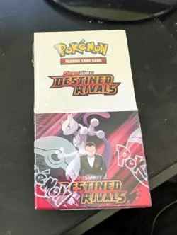 Pokemon Destined Rivals Half Booster Box 18 Packs SEALED NEW ⚡ - Image 1