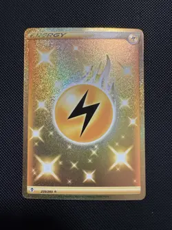 Electric Energy 235/203 Gold Secret Rare Holo Evolving Skies Pokemon TCG - Image 1