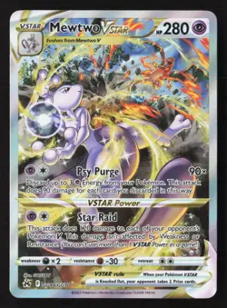Mewtwo VSTAR Ultra Rare Holo CRZ:GG GG44/GG70 NM Pokemon TCG - Image 1