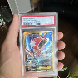 Pokemon Gyarados EX Secret Rare Full Art Holo Breakpoint 123/122 PSA 7 - Image 1